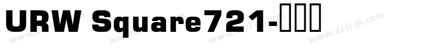 URW Square721字体转换 URW Square721字体转换